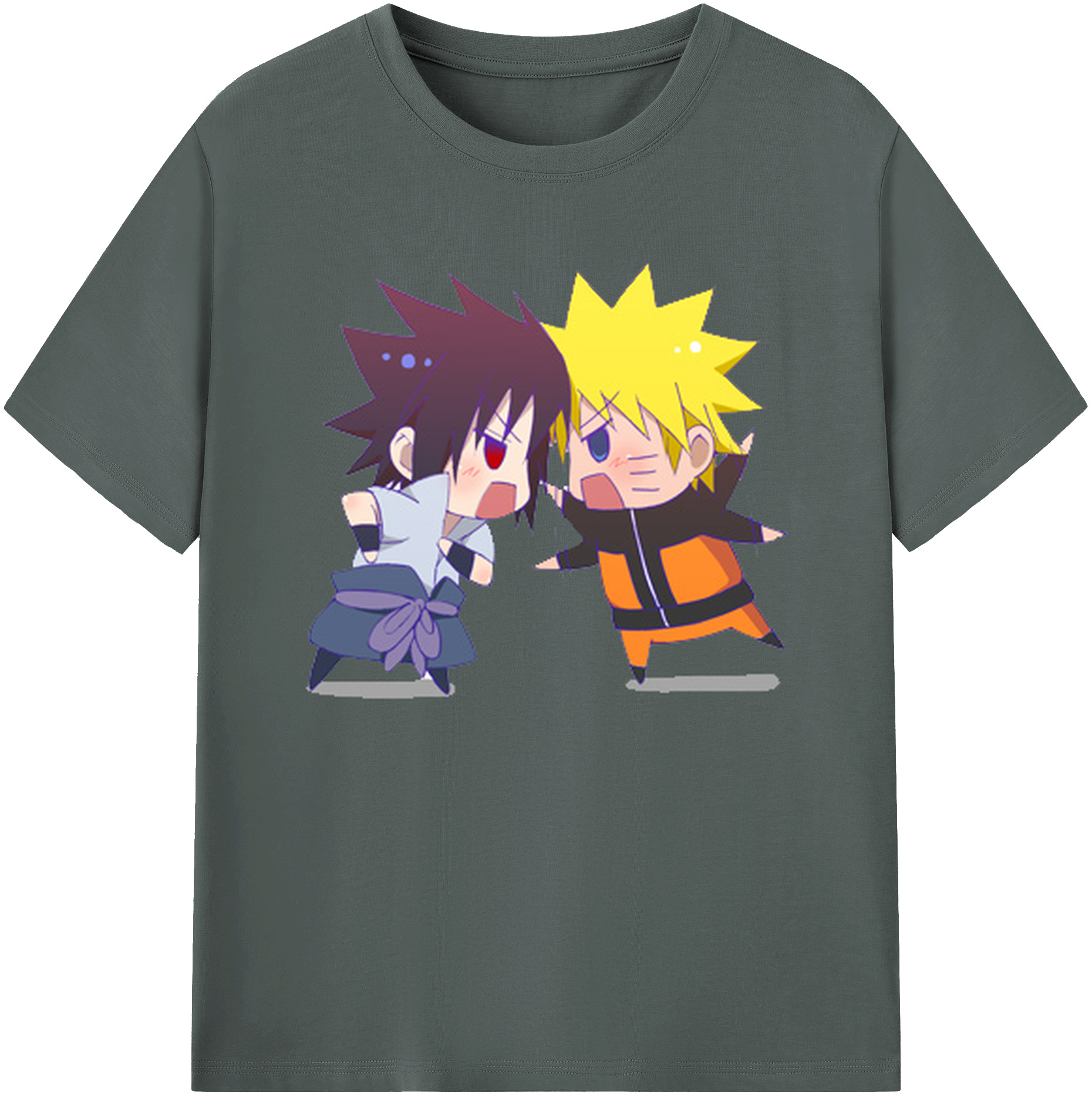（画像用） NARUTO -ナルト- うずまき ナルト Uzumaki Naruto 綿100％ メンズ半袖Tシャツ｜肌触りやわらか＆通気性